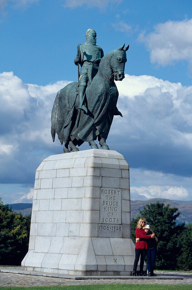 Robert the Bruce Statue, Bannockburn, Stirlingshire Central Scotland, United Kingdom