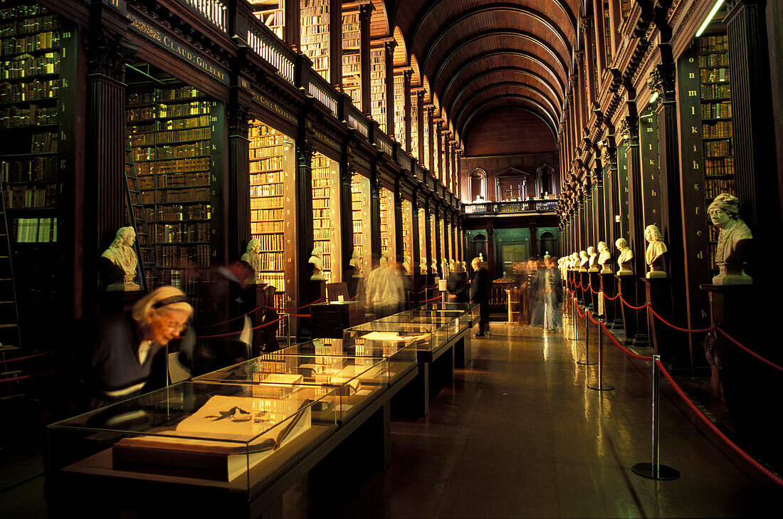 Bibliothek des Trinity College, Dublin, Irland