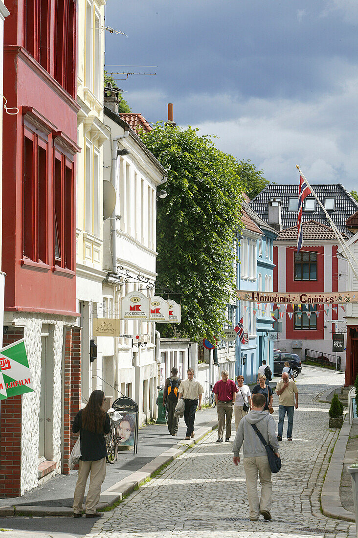 Lille Ovregaten, Bergen, Hordaland, Norwegen