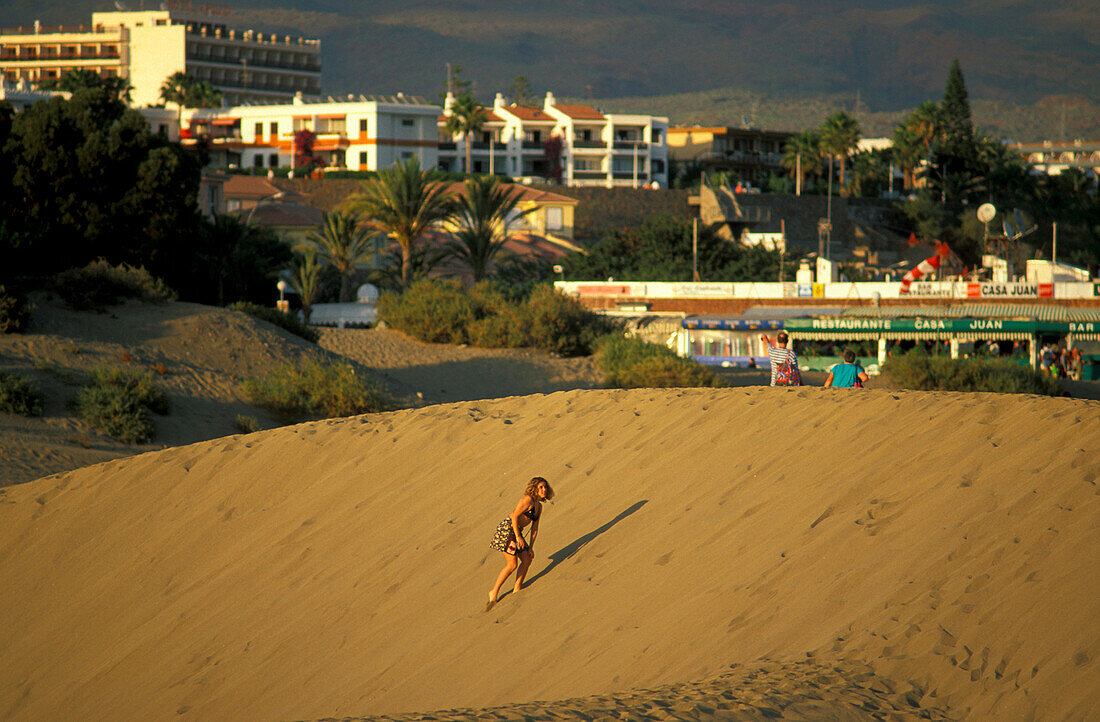 Sanddünen, Maspalomas, Gran Canaria, Kanaren, Spanien