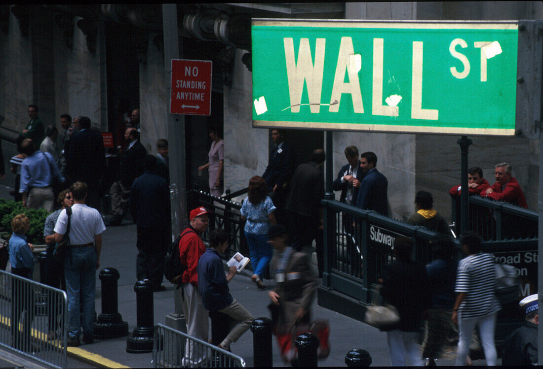 Börse, Wallstreet, Manhattan, New York, USA, Amerika