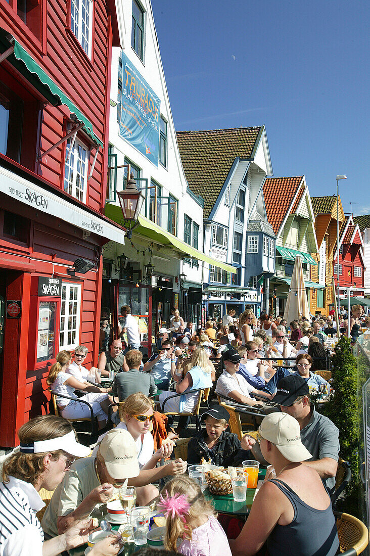 People dining in a restaurant, Restaurant Skagen, Stavanger, Rogaland, Norway