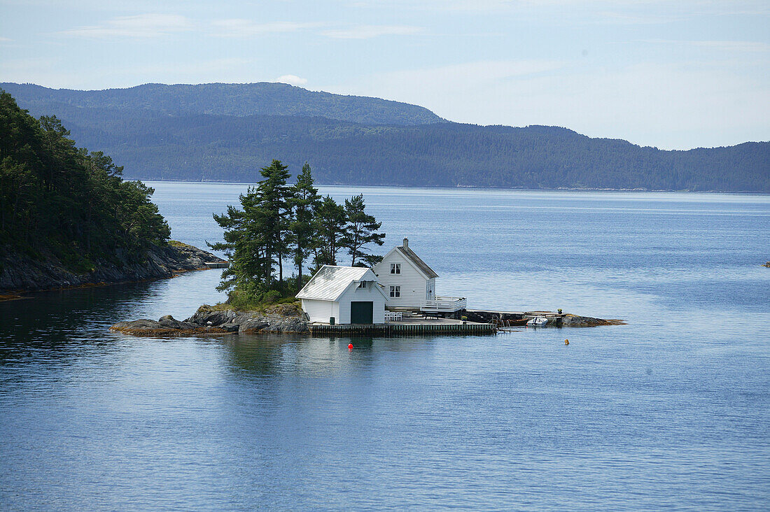 Small Island near Halhjem, Hordaland, Norway