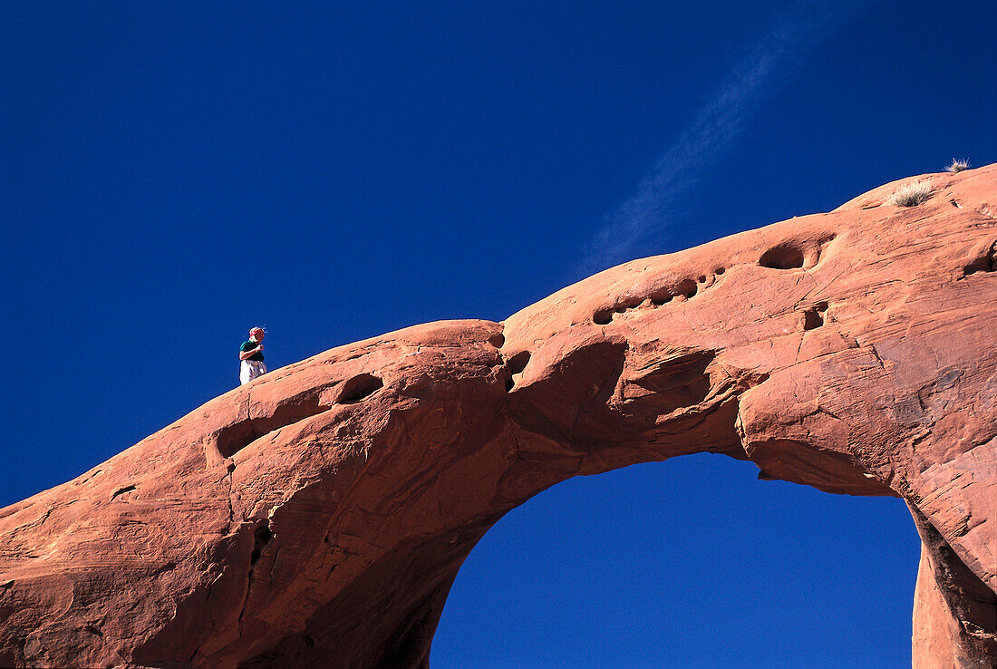 Honeymoon Arch, Secret Canyon, Monument Valley Arizona, USA