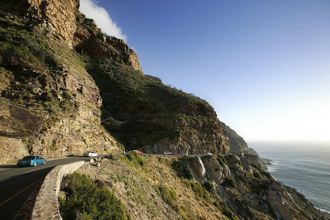 Chapmans Peak Drive von Hout Bay nach Noordhoek, Westkap, Südafrika, Afrika