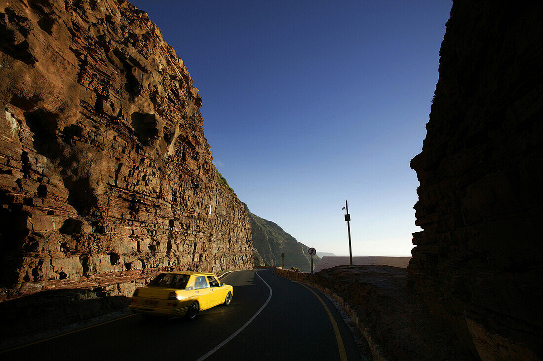 Chapmans Peak Drive from Hout Bay to Noordhoek, Cape Peninsula, West Cape, South Africa, Africa