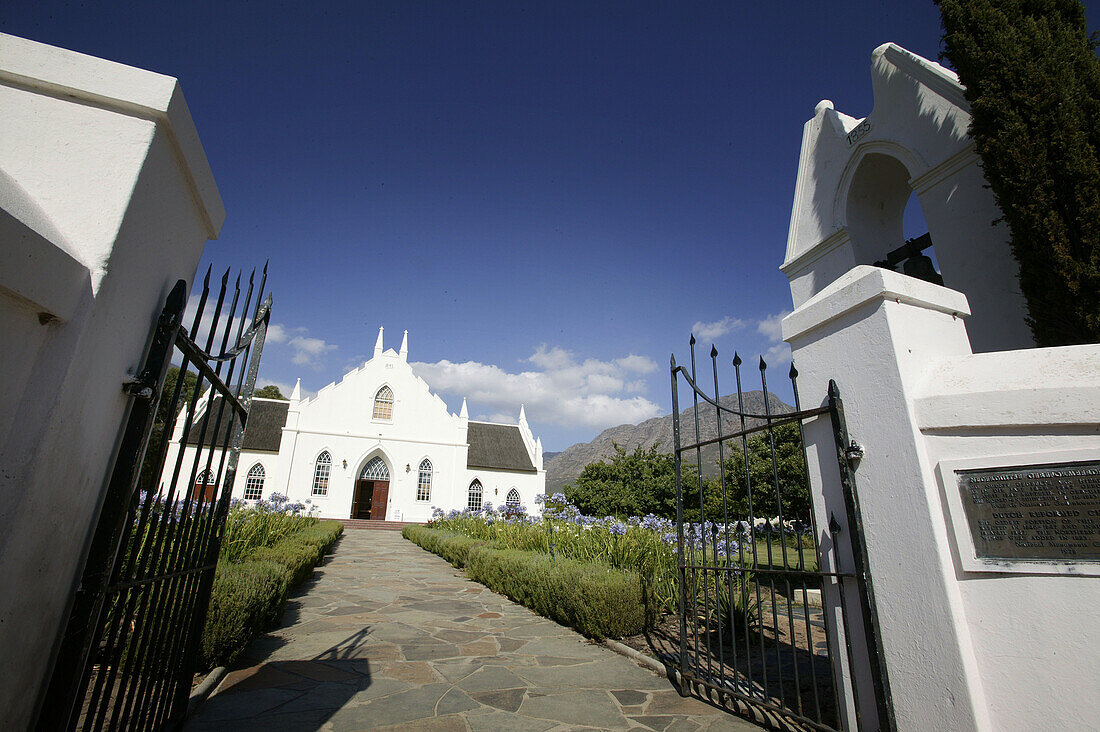 Niederländische Reformierte Kirche, Franschhoek, Westkap, Südafrika