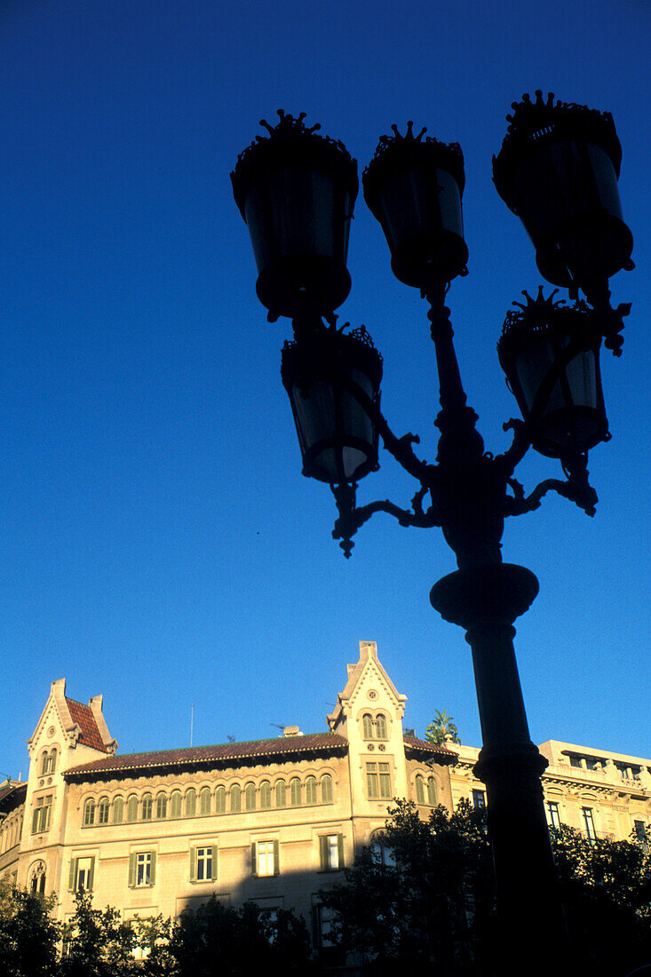 Passeig de gracia, barcelona, spain