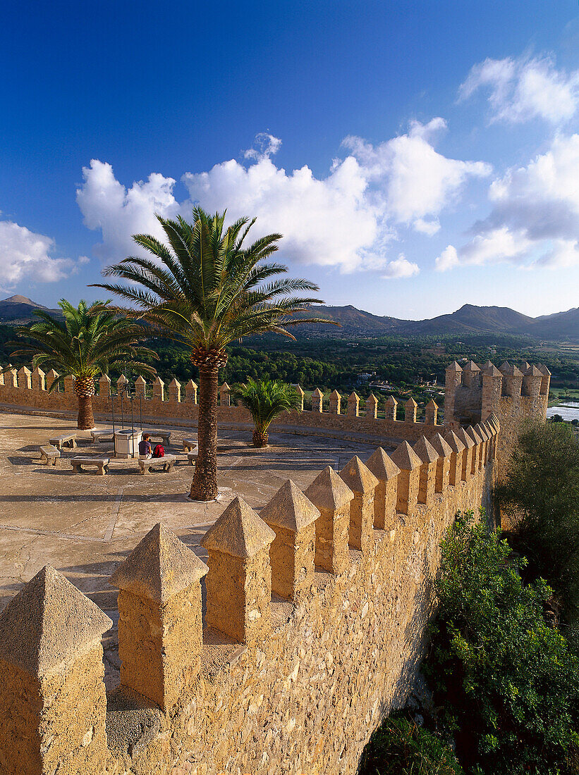 Mittelalterliche Burg, Artà, Mallorca, Spanien