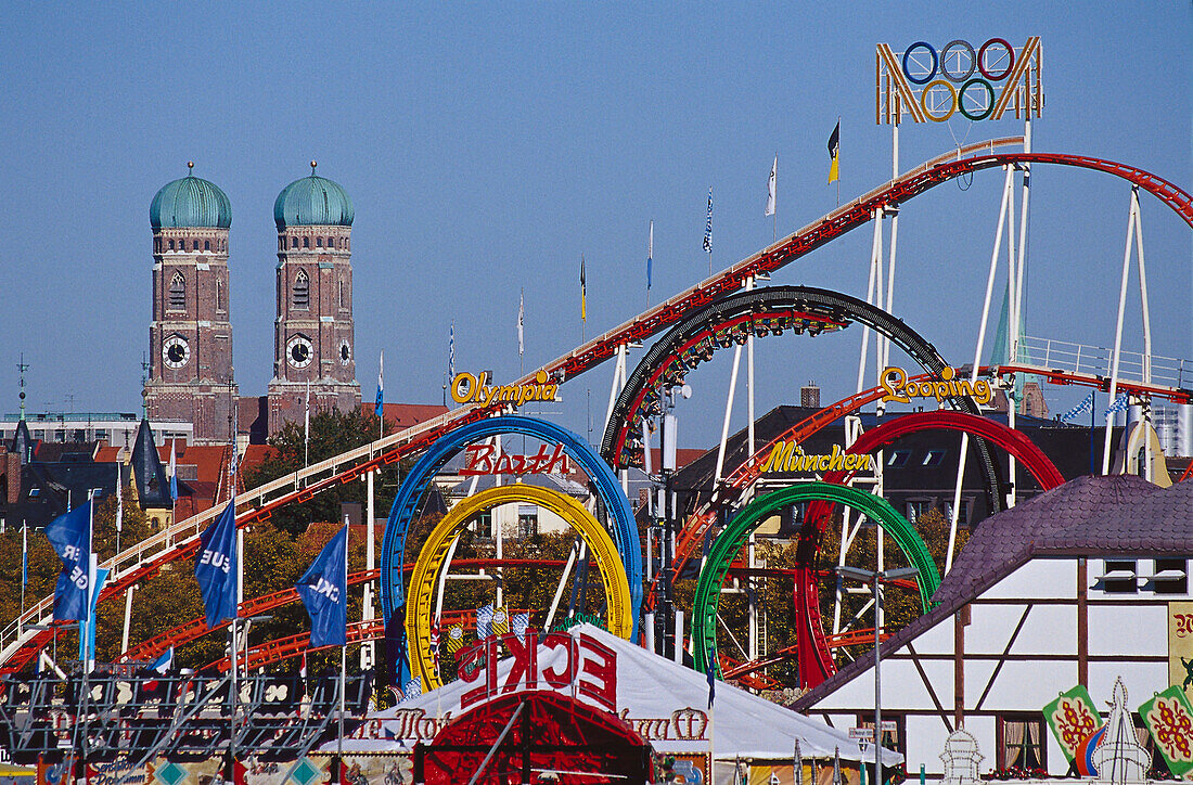 Oktoberfest, Church of our Lady, Munich Bavaria, Germany