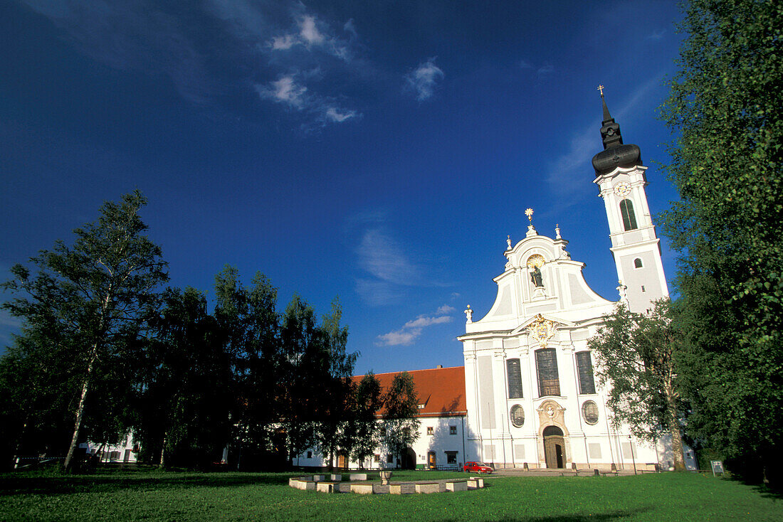 Church Maria Himmelfahrt, Diessen, Ammersee Lake, Bavaria, Germany