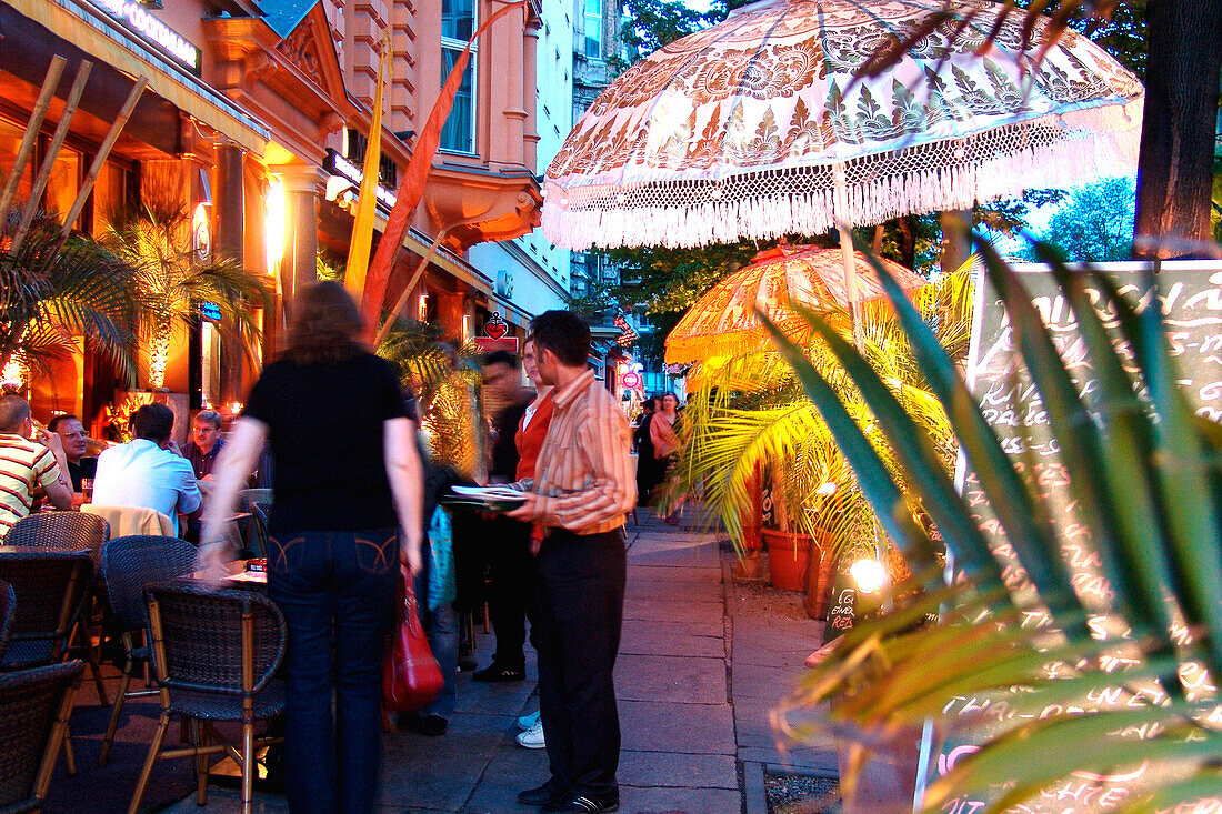 Restaurant, oranienburgerstrasse, berlin, germany