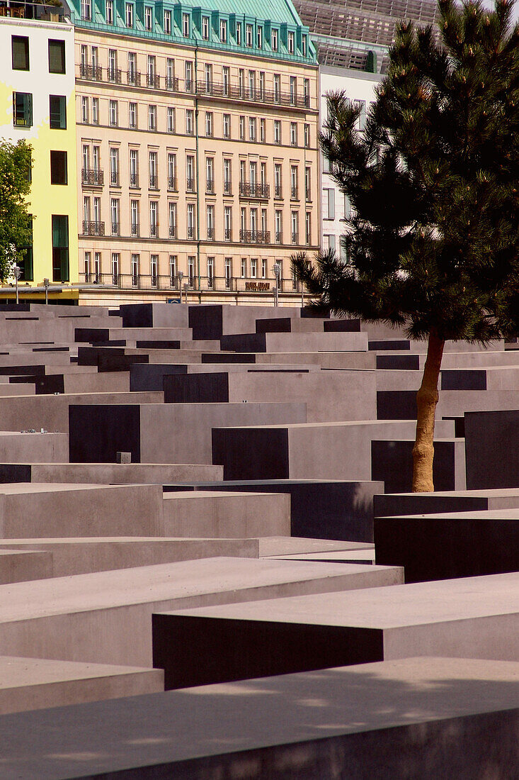 Memorial to the murdered jews of europe, berlin, germany