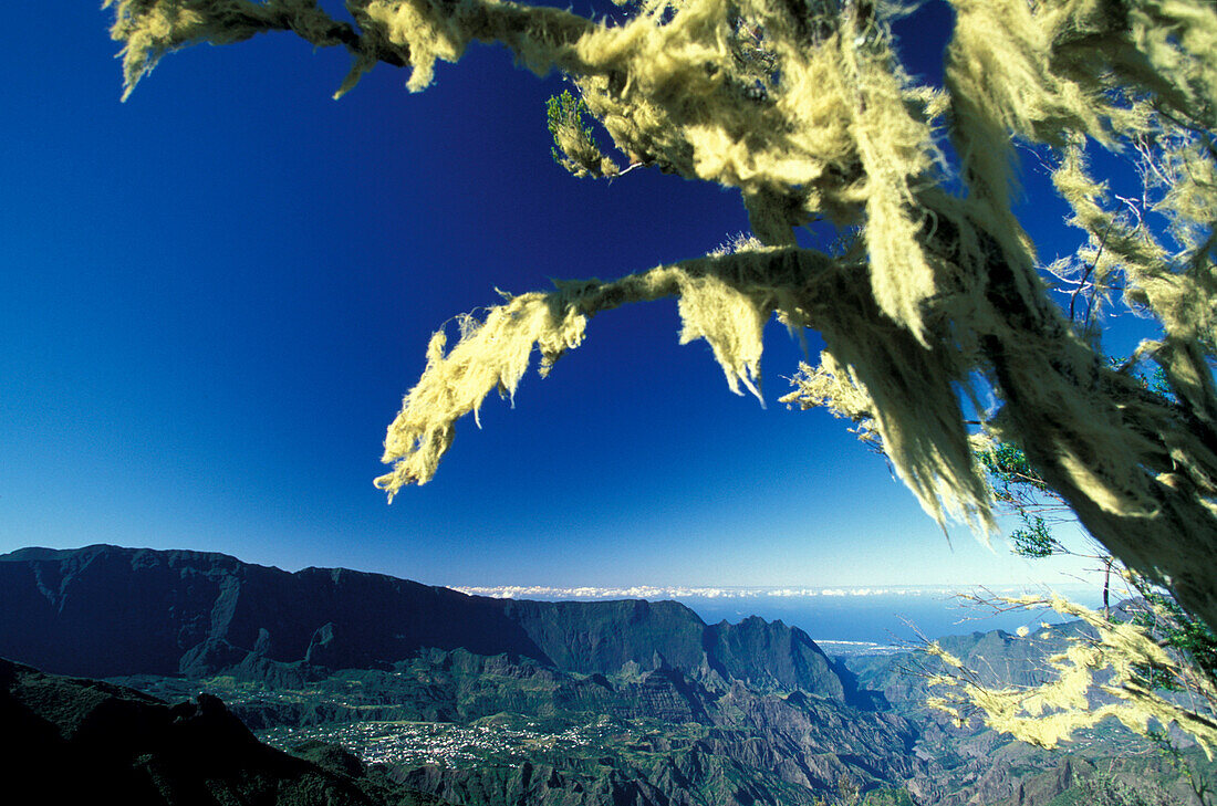 View over Cilaos of Trios, Salazes, Ille de la Réunion Indian Ocean