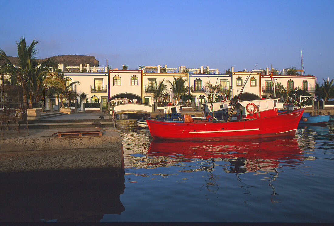 Fischerhafen, Puerto de Mogán, Gran Canaria, Kanarische Inseln, Spanien