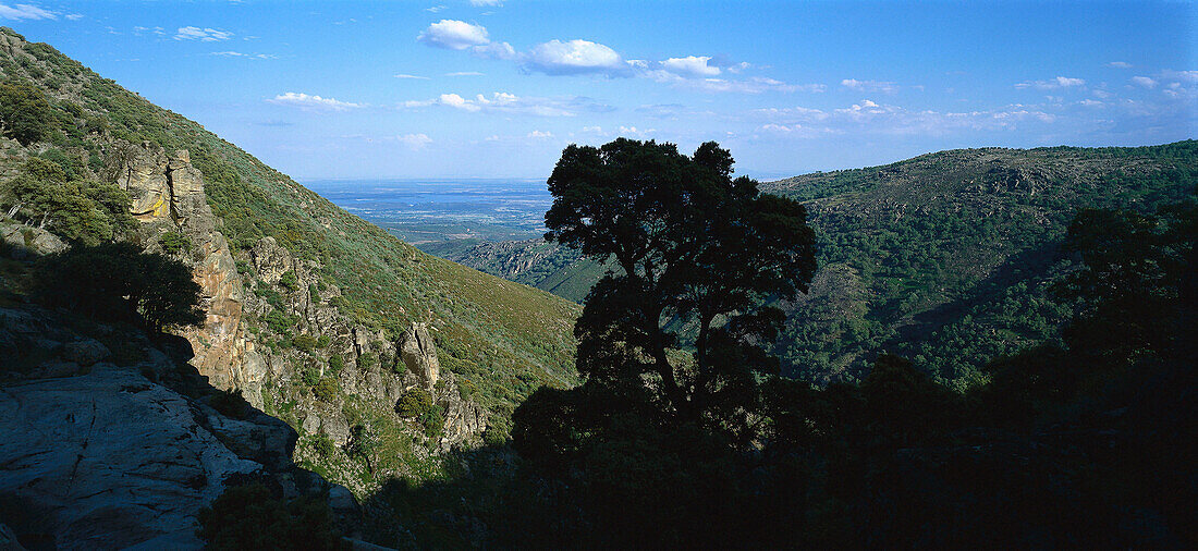Berglandschaft Sierra de Gredos, Kastilien-Léon, Spanien