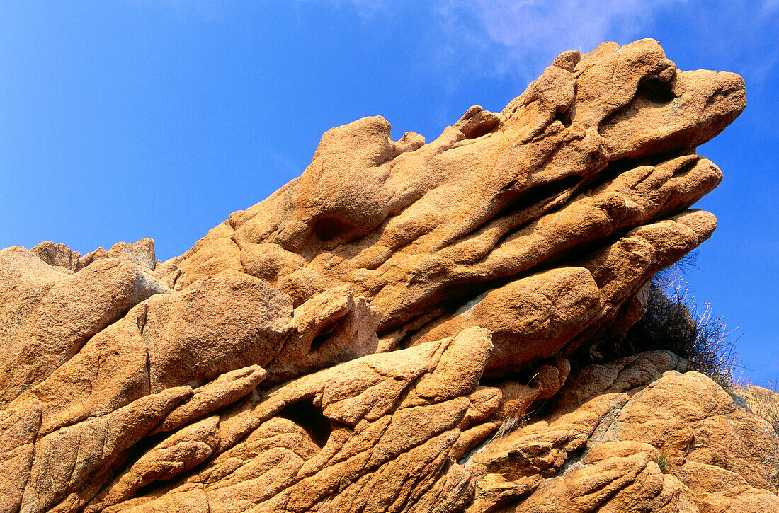 Rocks, erosion, Les Calanche, west coast of Corsica, near Porto, France