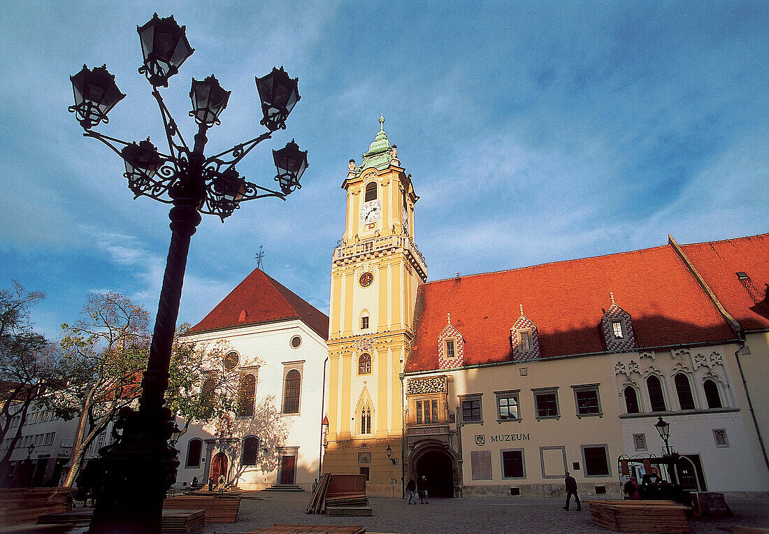 Old town hall in the old city of Bratislava, Bratislava, Slovakia
