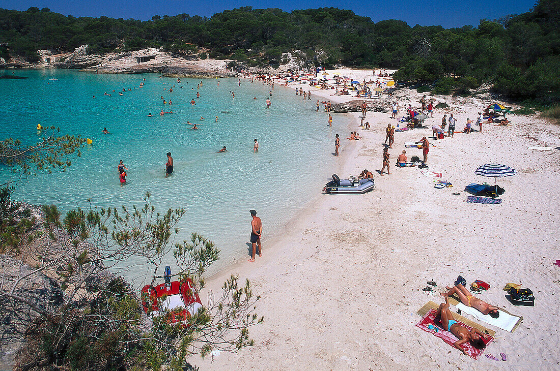 Bay at Cala Turqueta, Minorca, Spain