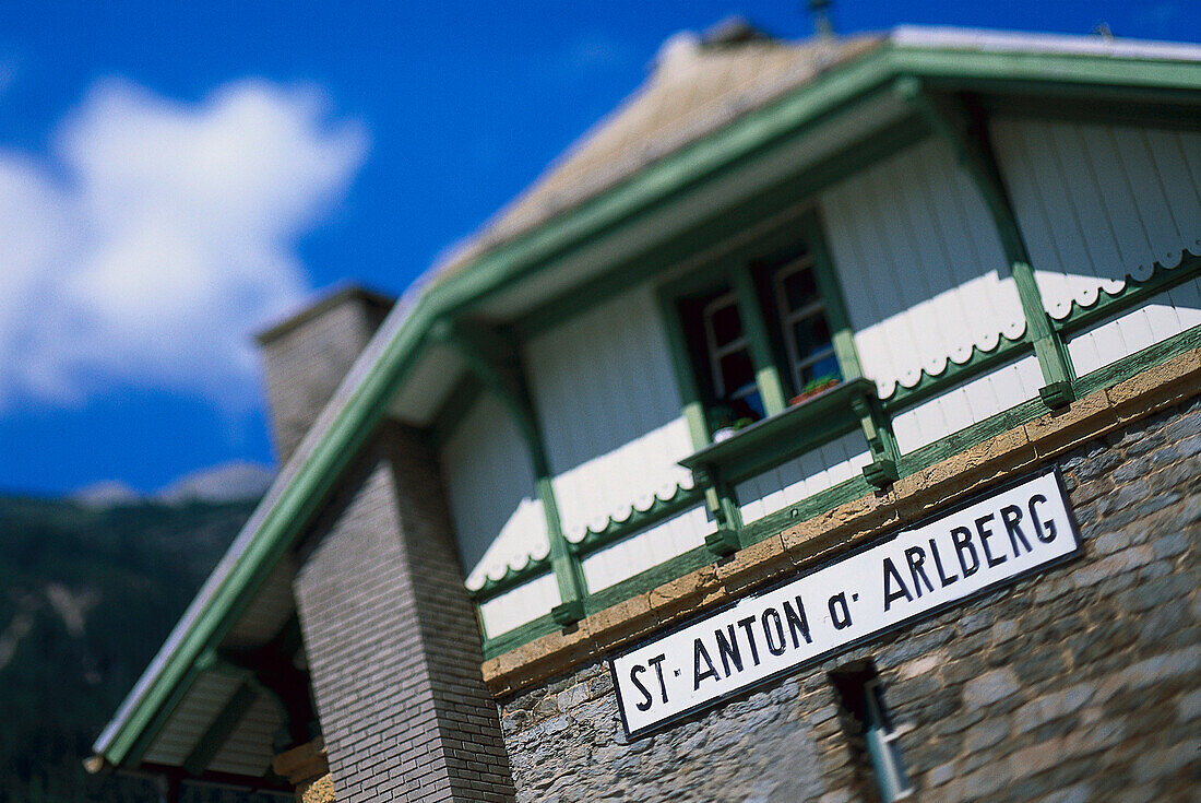 Bahnhof, St. Anton, Tirol, Österreich
