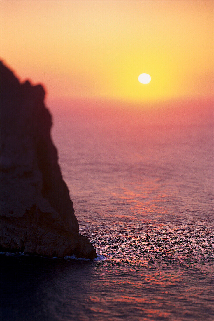 Sundown, Cap Formentor, Mallorca Balearic Isl., Spain