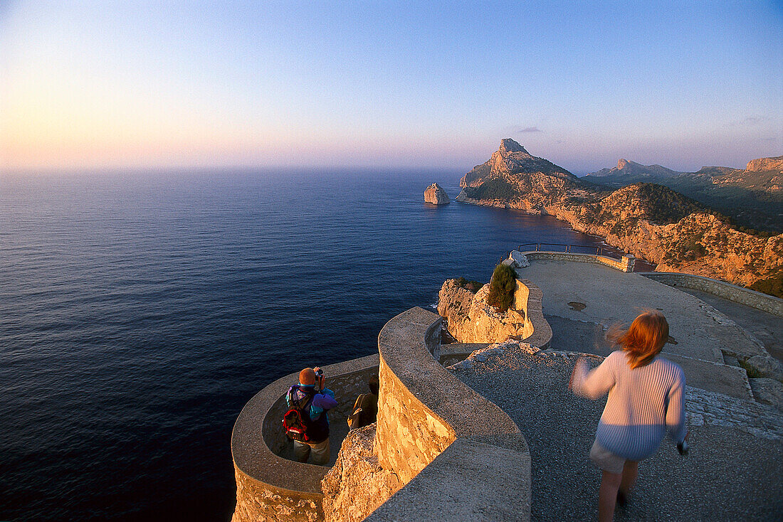 Aussichtspunkt bei Cap Formentor, Mallorca, Balearen, Spanien