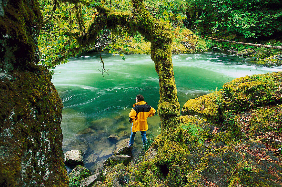 Stamp River, Port Alberni, Vancouver Island Kanada