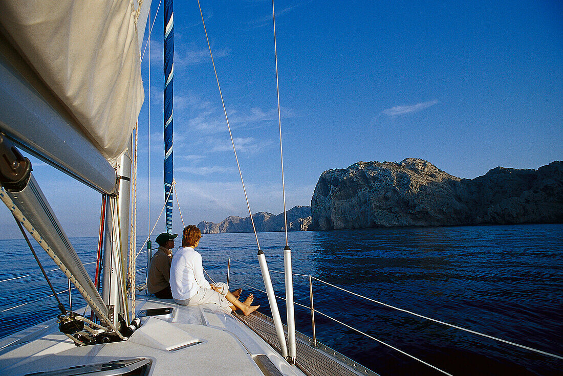 Sailing Trip near the coast of Cap Formentor, Mallorca, Spain