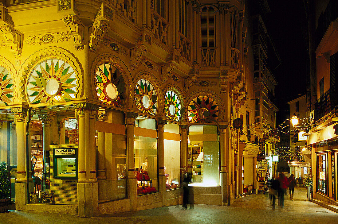 Geschäfte in der Altstadt, Palast, Palma de Mallorca, Mallorca, Spanien