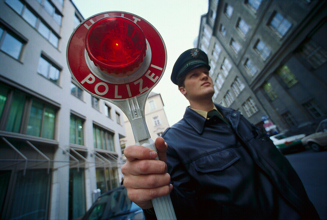 Traffic Policman, Munich Germany