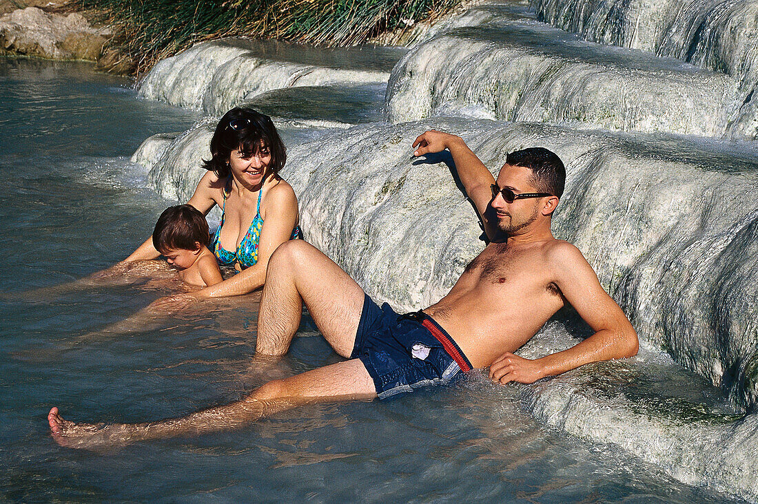 Cascate del Mulino Thermalwater, Saturnia, Tuscany, Italy