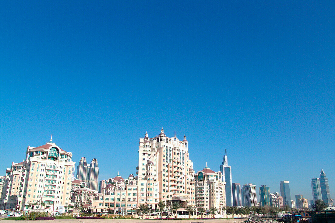 Modern Buildings, Sheik Zayed Road, Dubai, United Arab Emirates, UAE