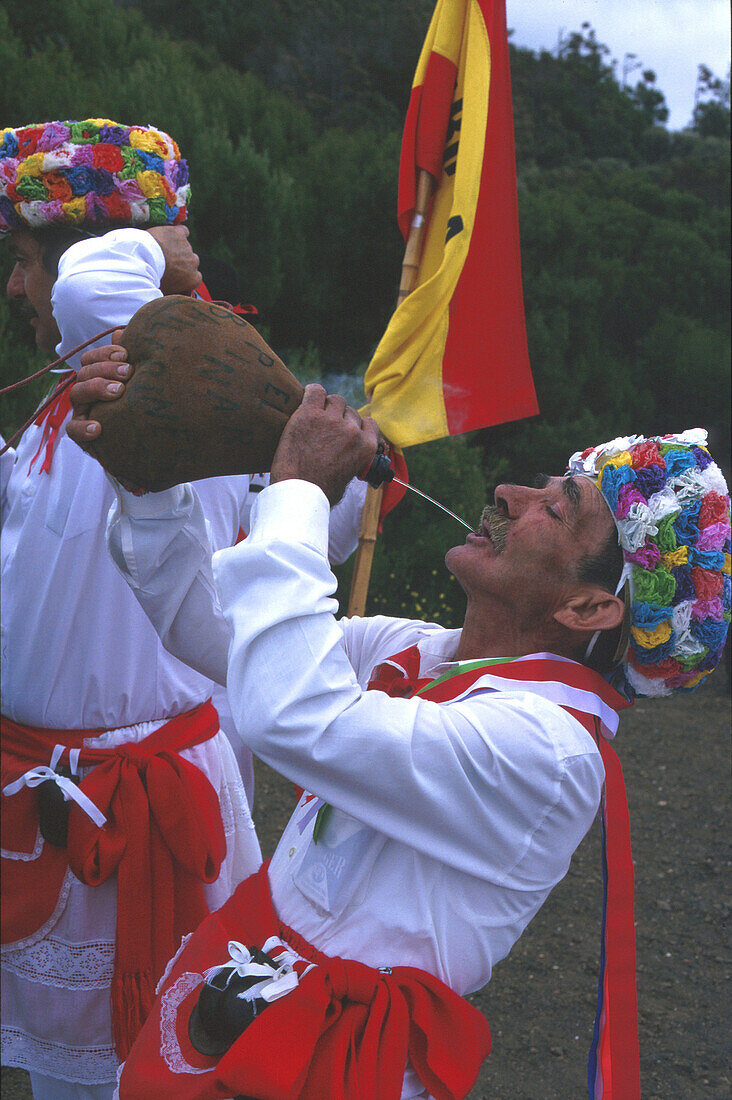 Herder celebrations, Santuario de los Reyes, El Hierro, Canary Islands, Spain