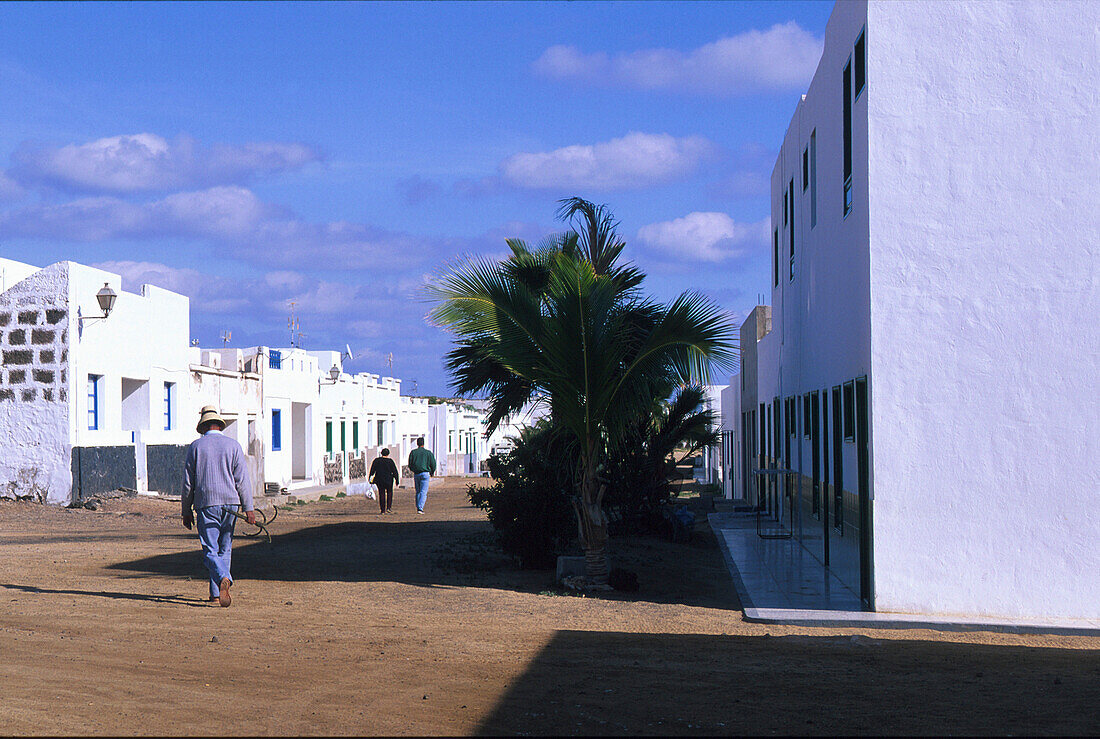 Caleta del Sebo, La Graciosa, Kanarische Inseln, Spanien, vor Lanzarote