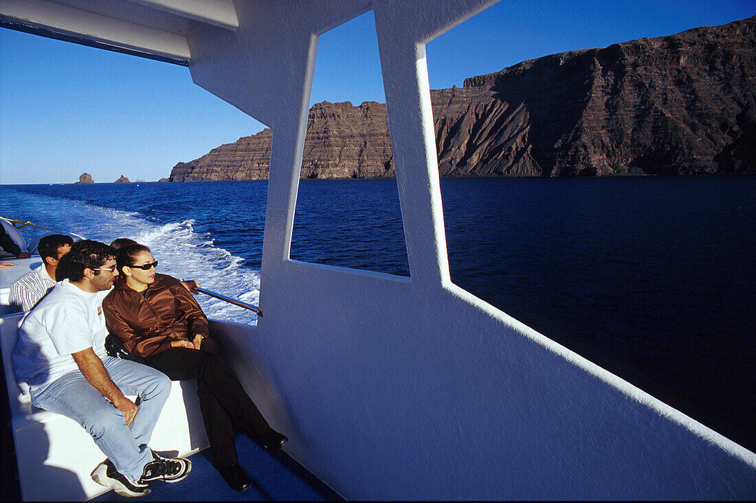 Faehrschiff zur Insel La Graciosa, La Graciosa, Kanarische Inseln Spanien, near Lanzarote