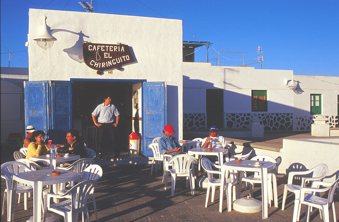 Cafeteria El Chiringuito, Caleta del Sebo, La Graciosa, Kanarische Inseln Spanien, near Lanzarote