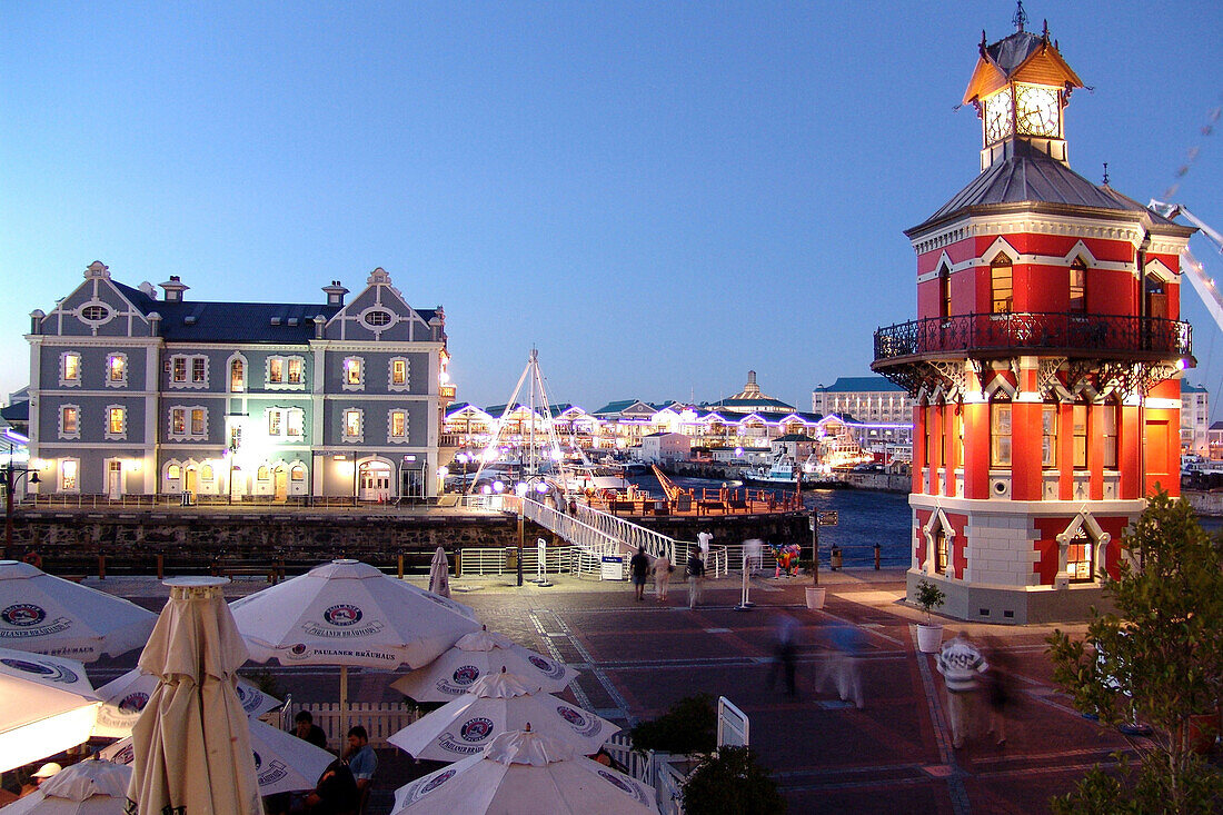 Uhrenturm, Victoria & Alfred Waterfront, Hafen, Kapstadt, Südafrika, Afrika