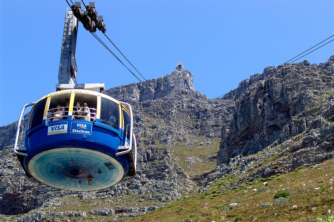Table Mountain aerial lift, Cape Town, South Africa