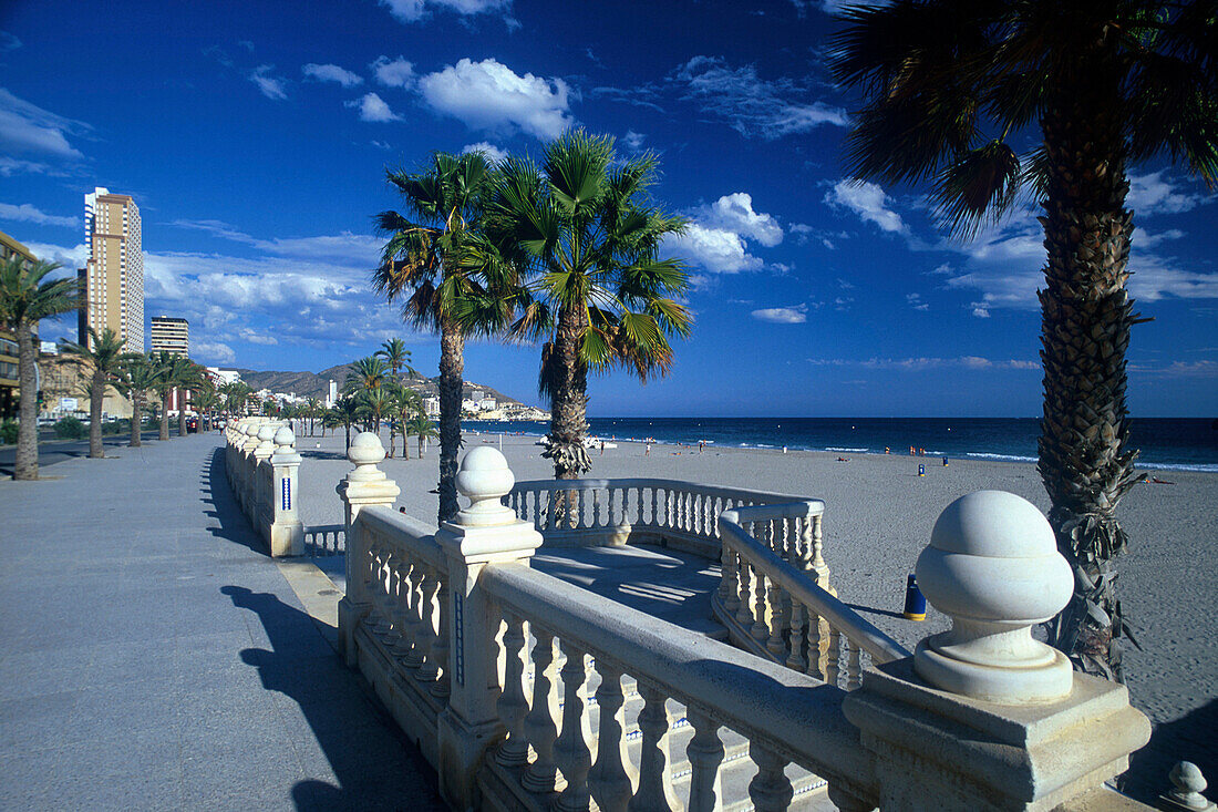 Avenida Marina Espanola, Playa de, Poniente, Benidorm, Prov. Alicante Com. Valenciana, Spanien