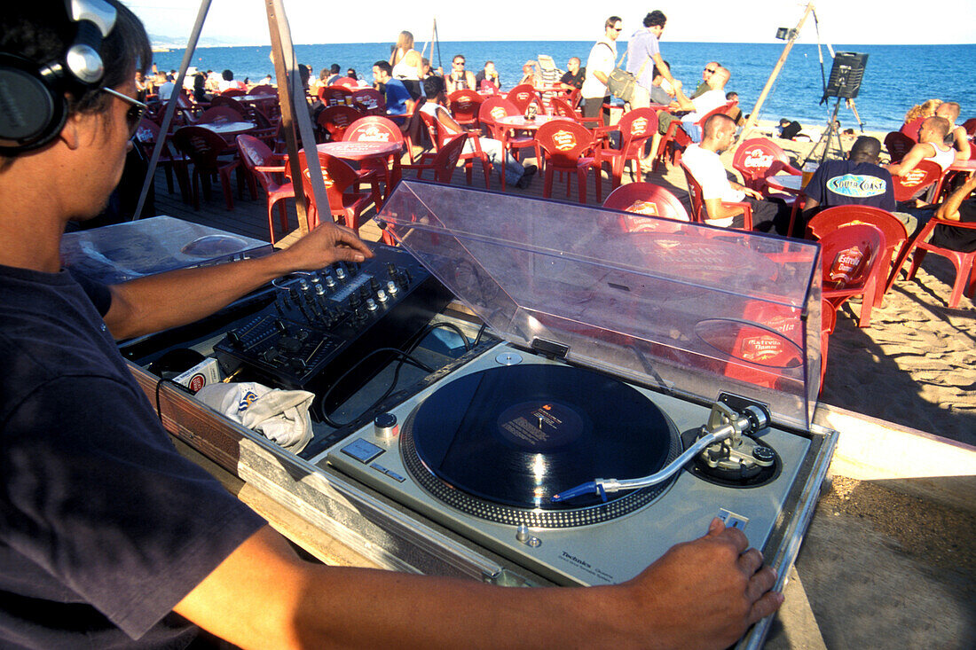 Beachbar, Barceloneta, Barcelona, Spain