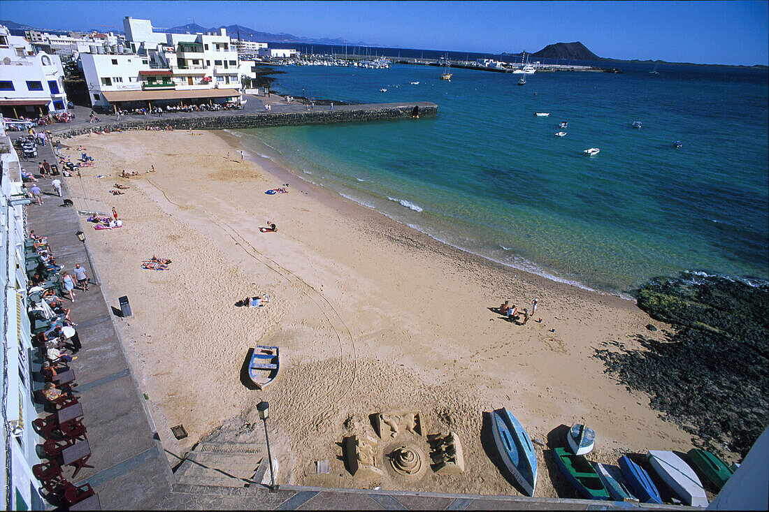 Strand, Corralejo, Fuerteventura, Kanarische Inseln, Spanien Europa