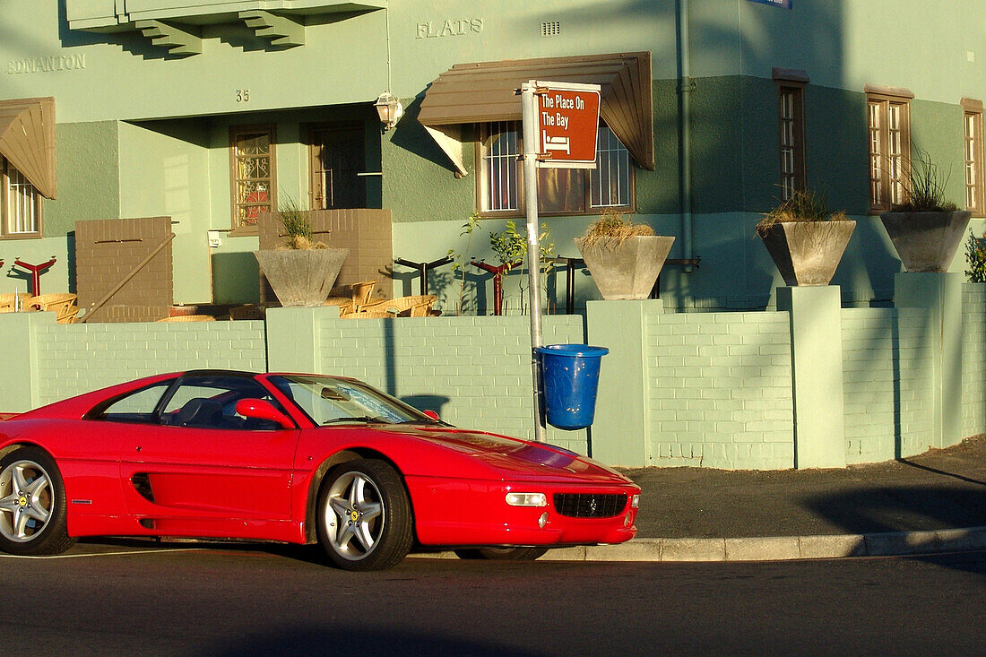 Luxury Car in Camps Bay, Cape Town, South Africa, Kapstadt, Südafrika, Afrika