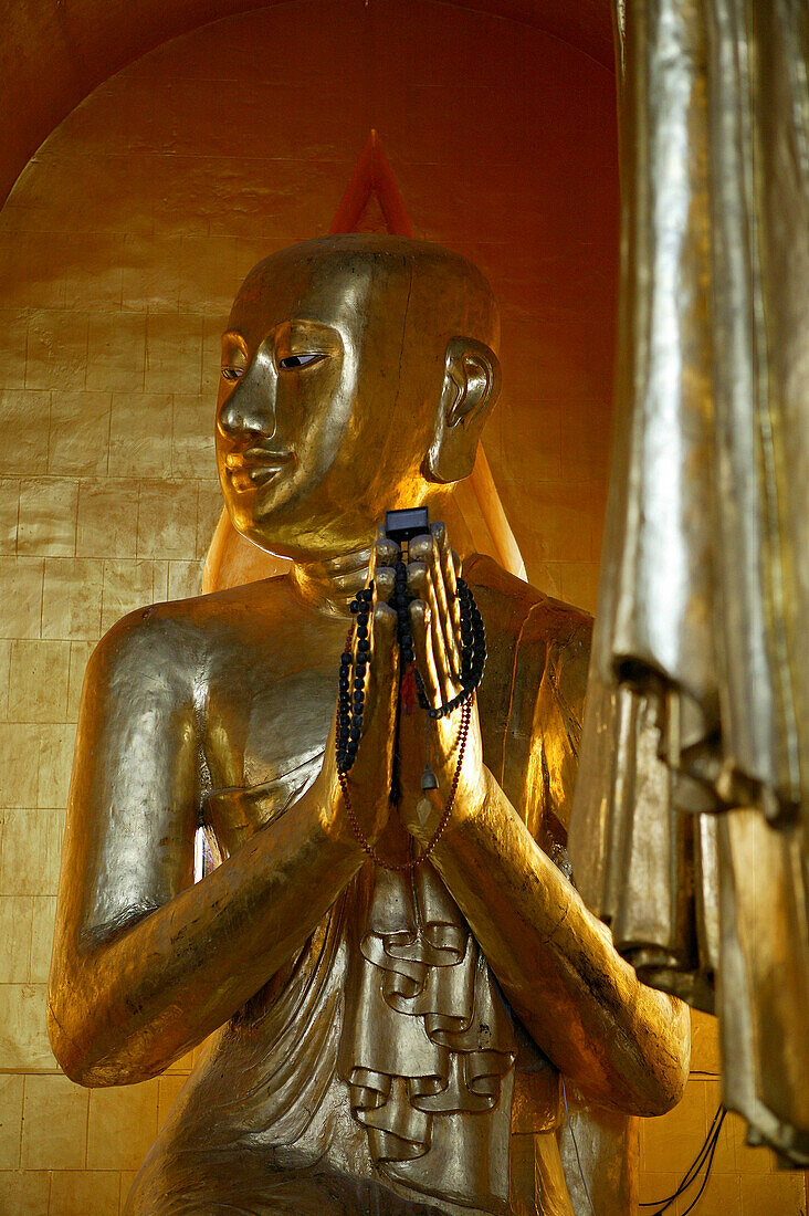 Goldene Buddha Statue, Mandalay Hill, Myanmar, Burma, Asien