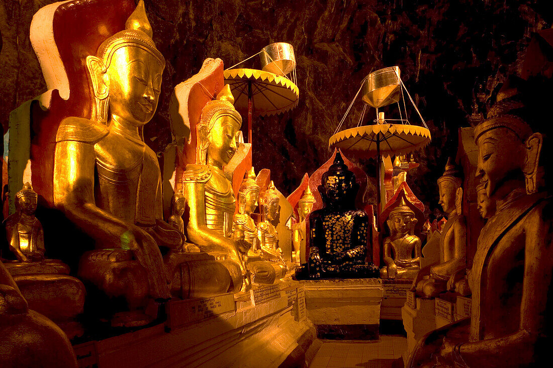 Pindaya Cave, 8000 Buddha statues, Hoehlen von Pindaya, 8000 Buddha-Figuren
