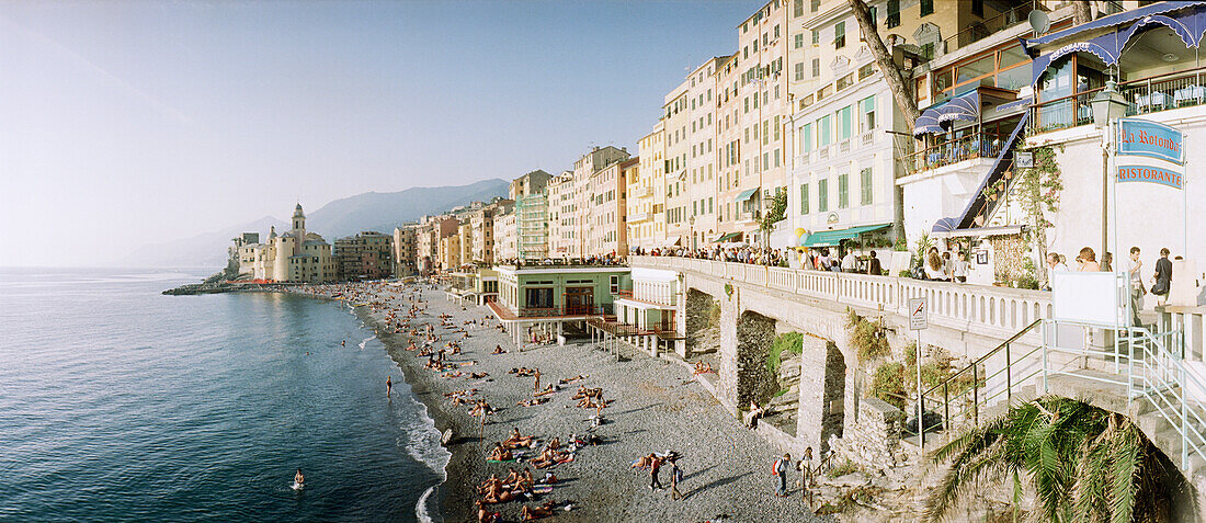 Beach life, Camogli, Liguria, Italy