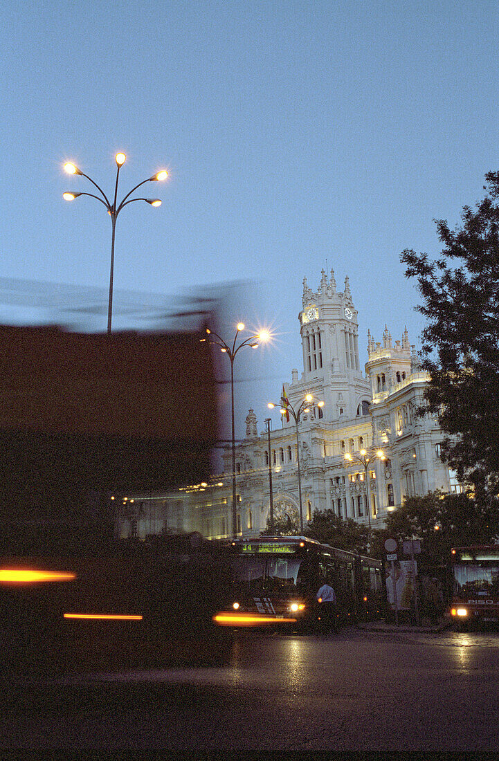 Plaza de Cibeles und Palacio de Communicaciones, madrid, spanien
