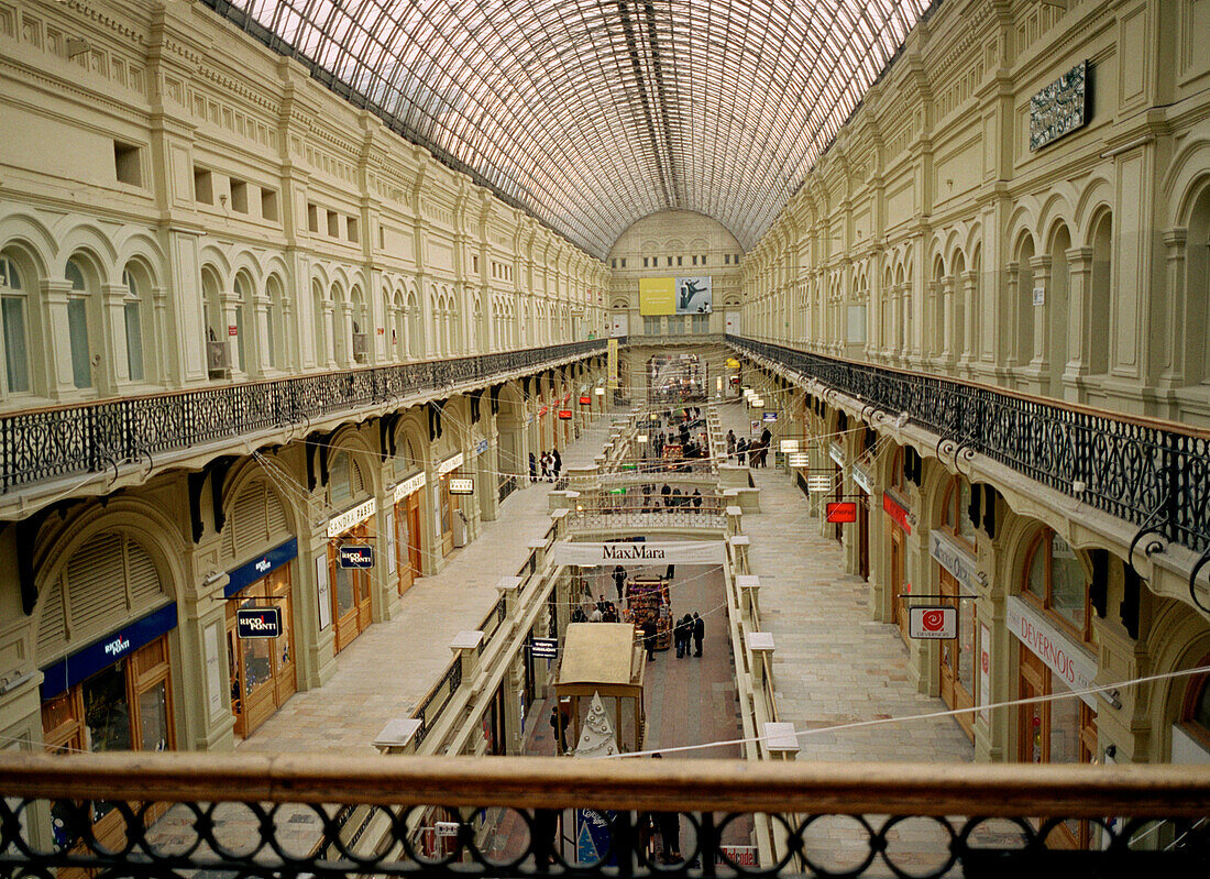 GUM Kaufhaus, Roter Platz, Moskau, Russland