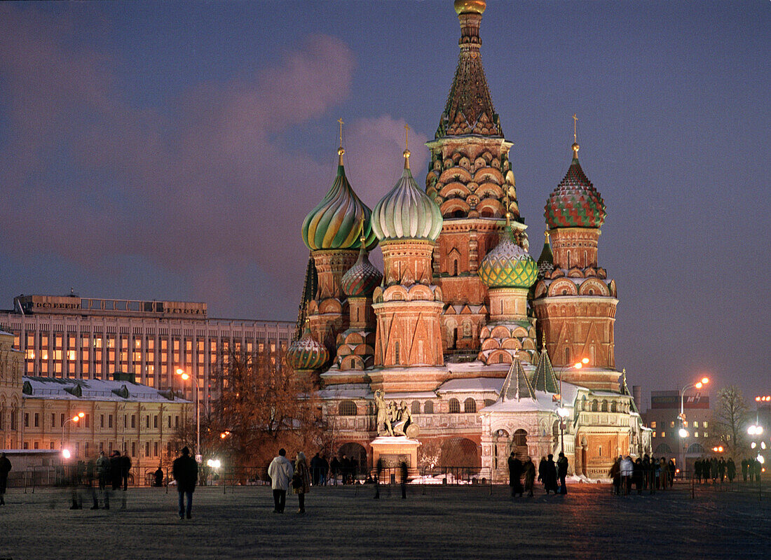 Saint Basil's cathedral, Red Square, Moscow, Russia