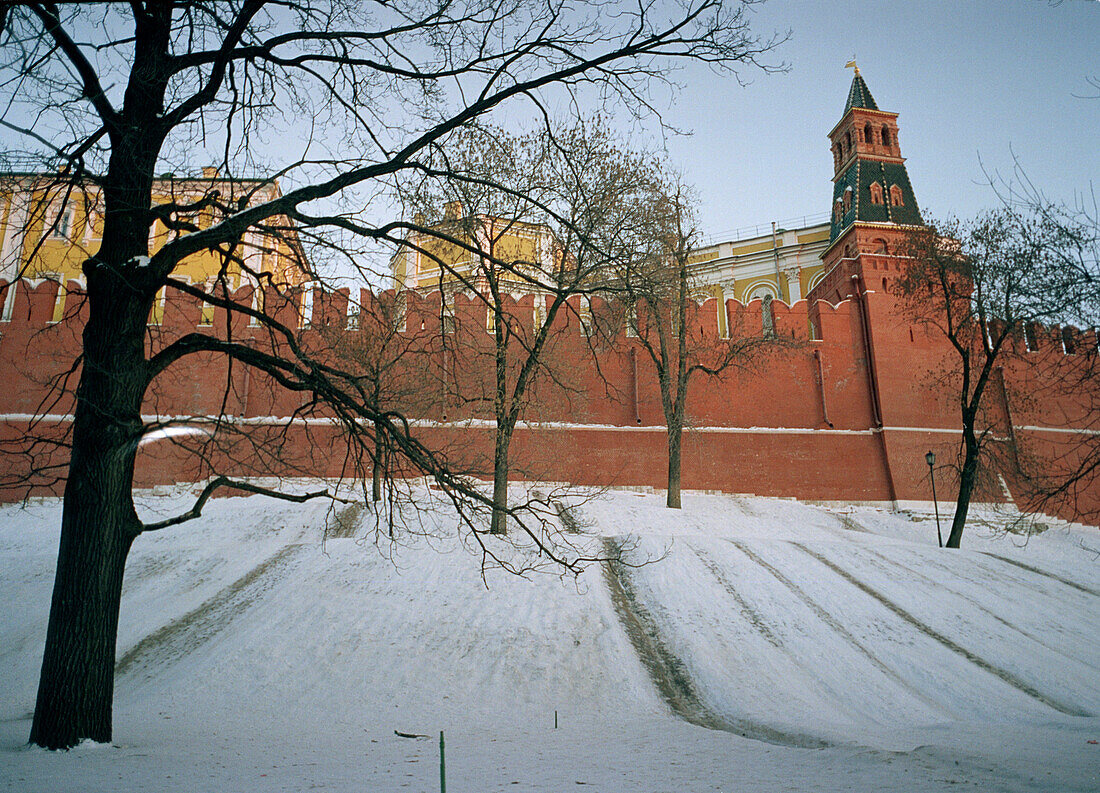 Kremlmauerl, Alexandergarten, Moskau, Russland