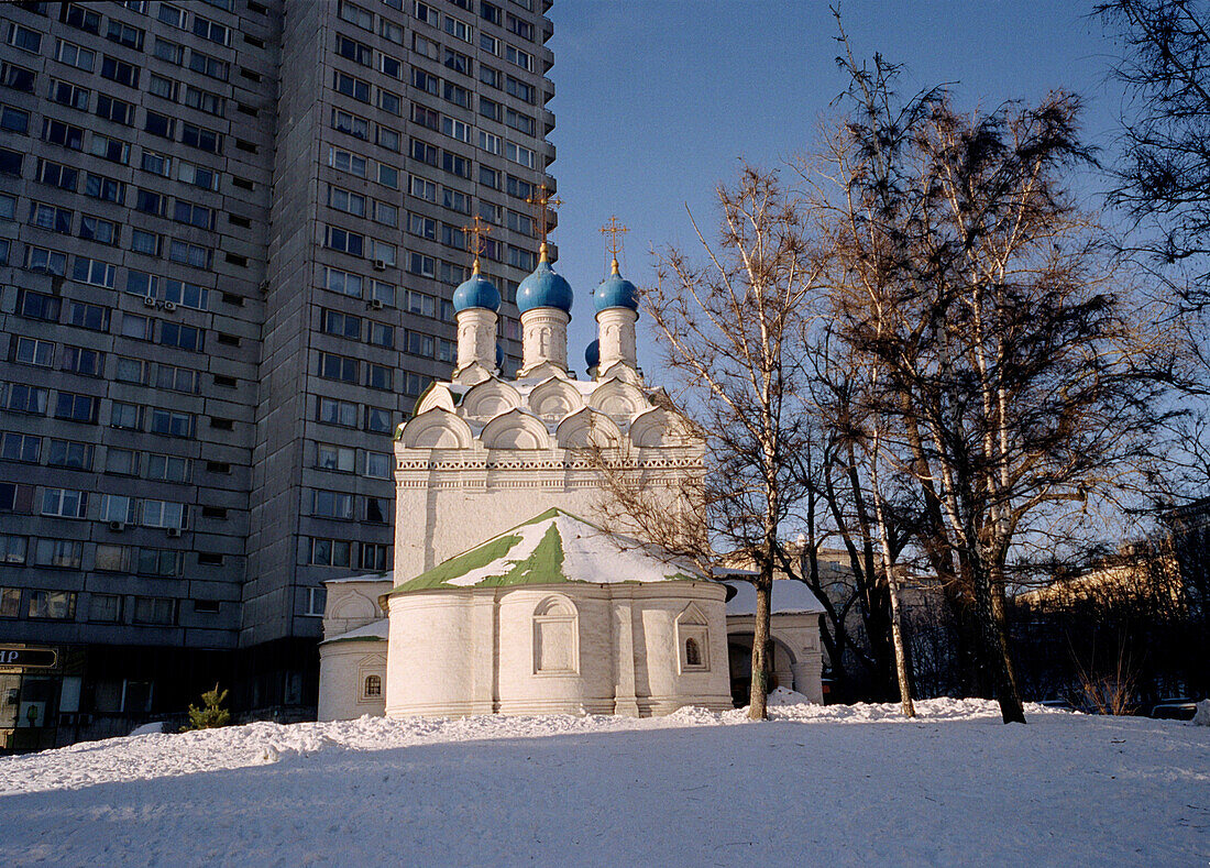 Kirche am Neuen Arbat, Moskau, Russland